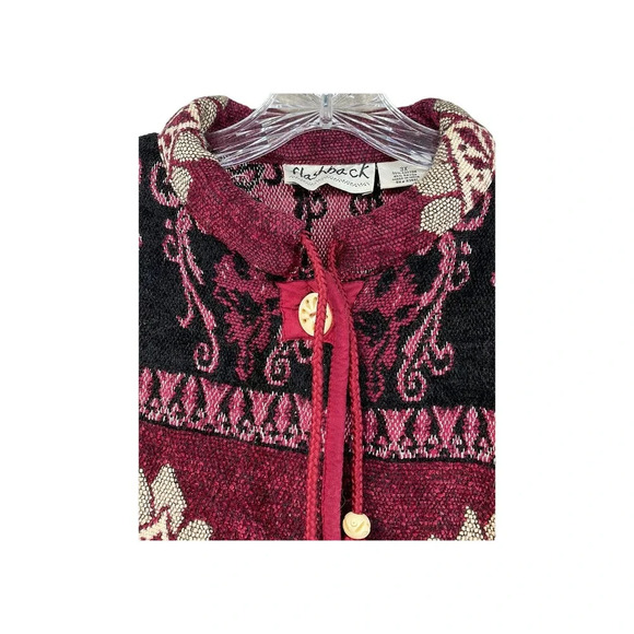 Vintage Flashback Plus Size Tapestry Design Coat Size 3X - Picture 3 of 8